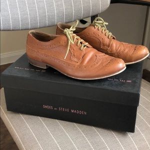 Steve Madden Women’s Leather Oxford Shoes